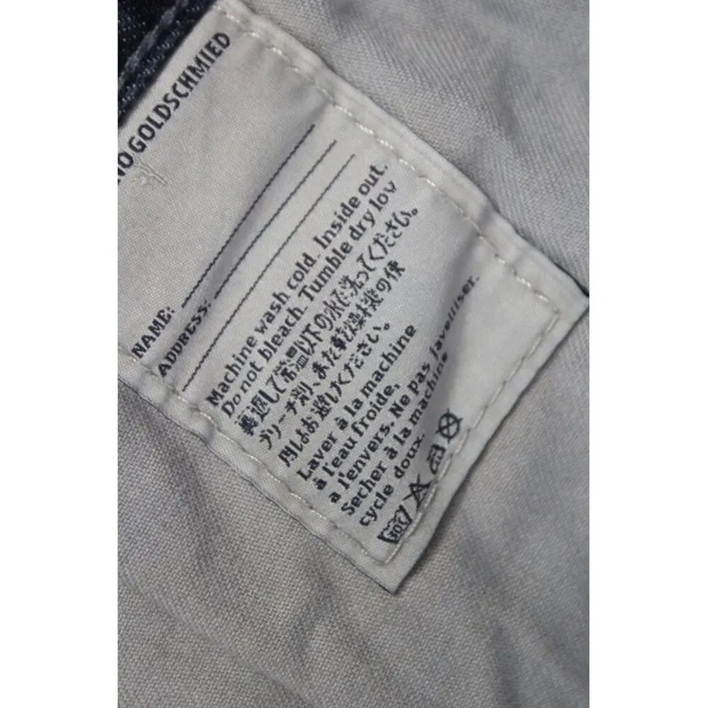 Adriano Goldschmied Mens Straight Blue Jeans Size 36